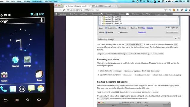 Mobile Remote Debugging w/ Chrome for Android смотреть онлайн