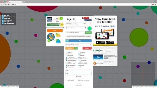 500 Free Agar.io BOTS/Minions!!! Mac & Windows [ Agar.io Hacker ] 2016 Working [No longer!] смотреть онлайн