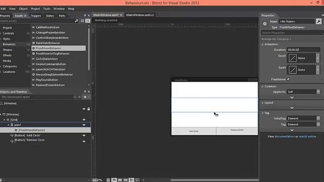 FluidMoveBehaviour(Expression Blend)- WPF , Windows Phone , Windows Store смотреть онлайн