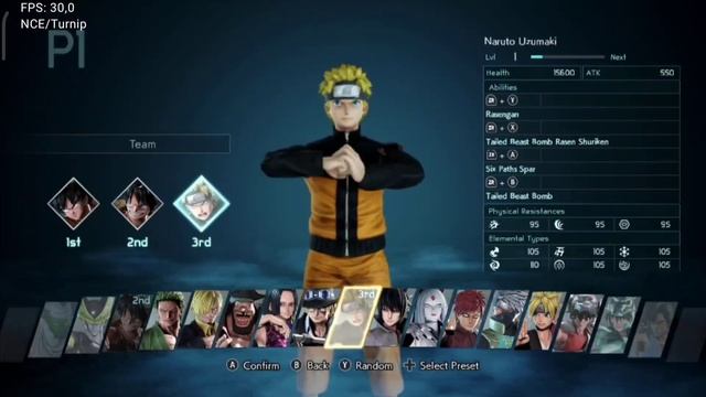 JUMP FORCE Yuzu Emulator Gameplay 30 FPS смотреть онлайн