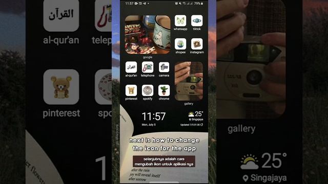 ☁️ widgetsmith and custom icons on android! | home screen decor смотреть онлайн