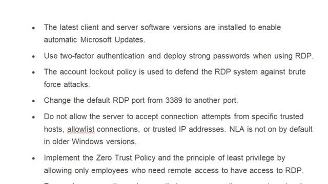 RDP Security Best Practices смотреть онлайн