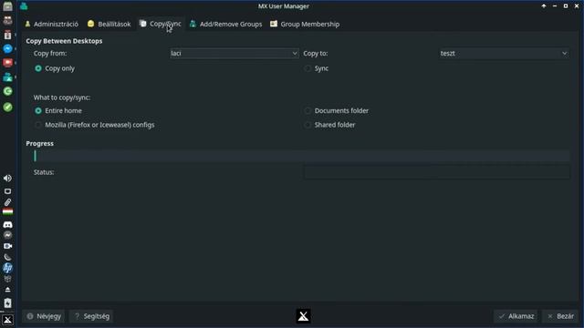 MX Linux 21 " Wildflower” Felhasználókezelő смотреть онлайн