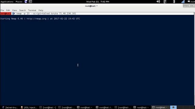 NMAP Tutorial - Telnet Bruteforce NSE Script [Kali Linux] смотреть онлайн