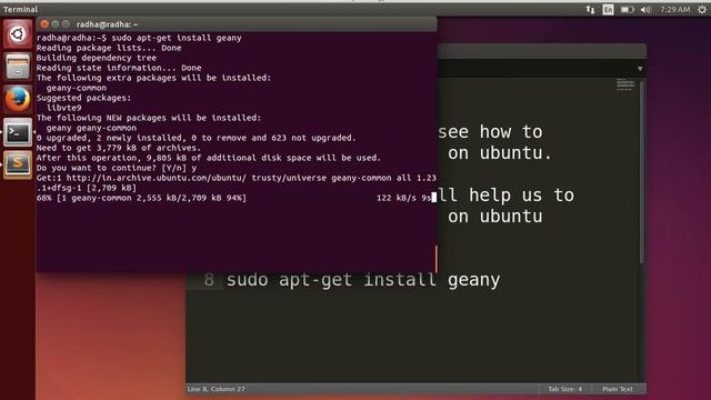 how to install geany editor on ubuntu смотреть онлайн