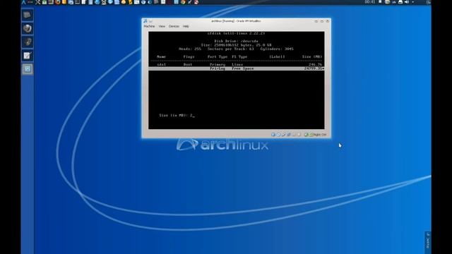 03 archlinux partition disk HD смотреть онлайн