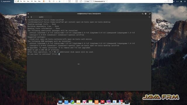 Elementary OS 7.1 Installation on VMWare Workstation 17.5 with VMWare Tools Shared Folder,Clipboard смотреть онлайн