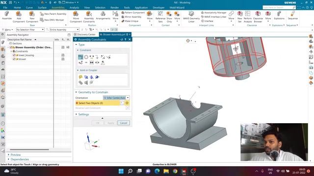 BLOWER ASSEMBLY | SIEMENS NX смотреть онлайн