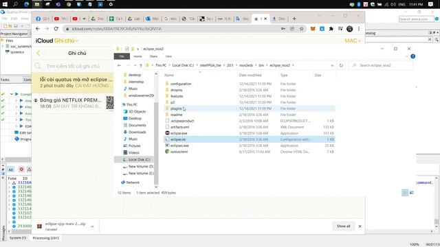 FIX LỖI NIOS II Software Build Tools For Eclipse không mở được (not opening) смотреть онлайн
