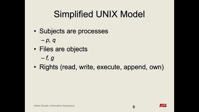 CSE 365 S20: 1-23-20 "Access Control pt. 1" смотреть онлайн