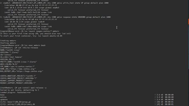 Running LXD on Void Linux смотреть онлайн
