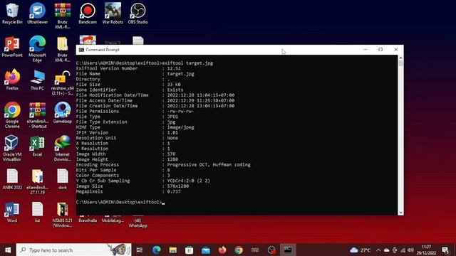 Melihat Informasi Sebuah Gambar Menggunakan Exiftol || Instalasi exiftool 2022 смотреть онлайн