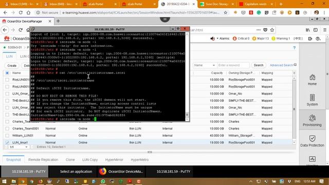 Huawei Oceanstor Basic Creation Of Lun And Linux Mounting