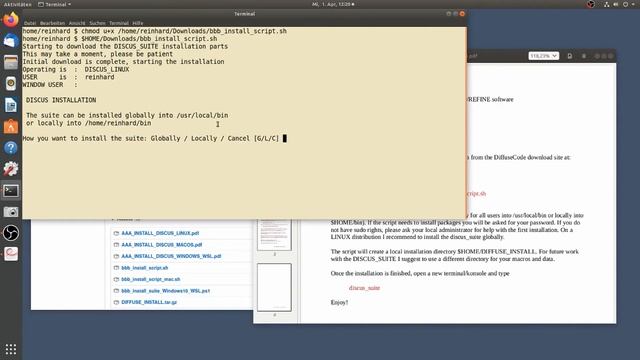 DISCUS installation Linux смотреть онлайн