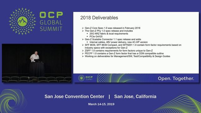 OCPSummit19 - EW: Server - Gen Z Technology Enabling Memory Centric Architecture смотреть онлайн