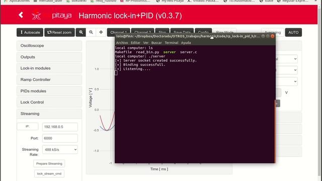 Lock-in+PID Harmonic Streaming Feature смотреть онлайн