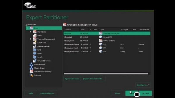 SUSE Linux Enterprise Server 12 - SLES - Basic Installation