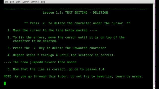 VIM tutorial with vimtutor смотреть онлайн