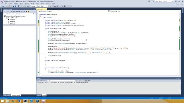 C# OpenGL Tutorial 2 : Rendering Polygons смотреть онлайн