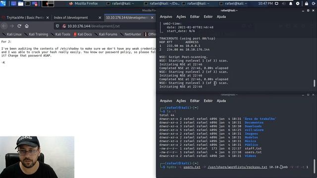 Aprendendo Pentest (Basic Pentest - TryHackMe) смотреть онлайн