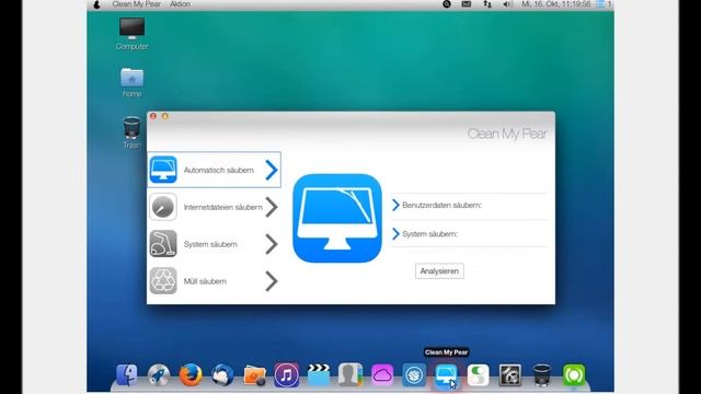 Pear OS 8 Beta 3 in Virtualbox смотреть онлайн