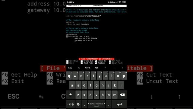 MENGGANTI IP LINUX, ARMBIAN, VIA CONSOLE смотреть онлайн