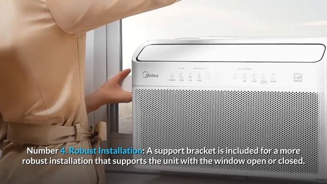 Midea U Inverter Window Air Conditioner 8,000 BTU, U-Shaped AC with Open Window Flexibility Review смотреть онлайн