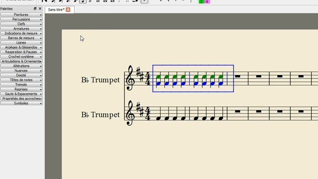 MuseScore: How to merge/combine two staves in one with two voices смотреть онлайн