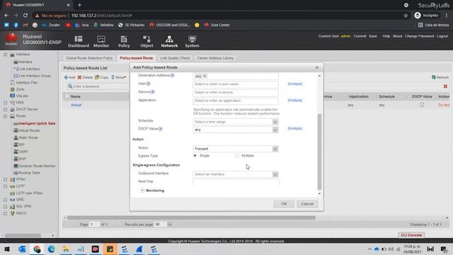 PBR FIREWALLs USG6000 HUAWEI смотреть онлайн