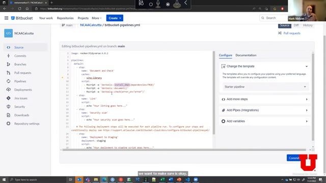SLC-RUG - CI/CD with Bitbucket and R смотреть онлайн
