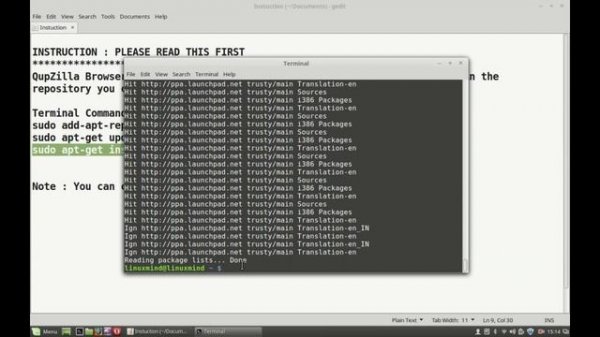 Install QupZilla (fast and secure web browser) in Linux Mint 17.3 / Ubuntu