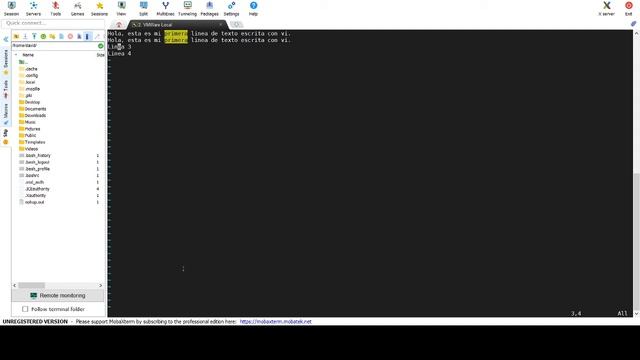 Nociones básicas del comando vi de Linux смотреть онлайн