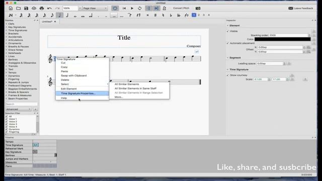 Musescore 3: How to Change Time Signature смотреть онлайн