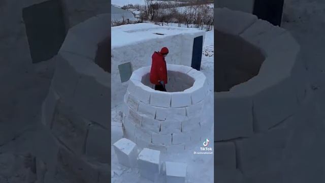 Дом из снега своими 💪💪💪 смотреть онлайн