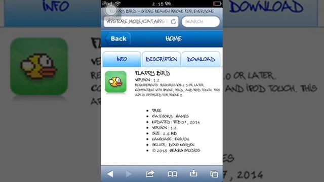 How To get Flappy Bird IOS 6 (No Jailbreak) 2014 смотреть онлайн