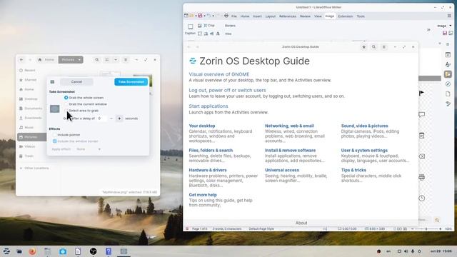 How to take a screenshot | Zorin OS 16 смотреть онлайн