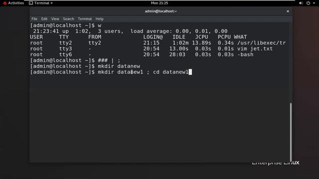 Accessing the Command Line in Hindi | RHCSA | Linux Basic Commands | RHEL 8 | RH12 | Tutorial 4 смотреть онлайн