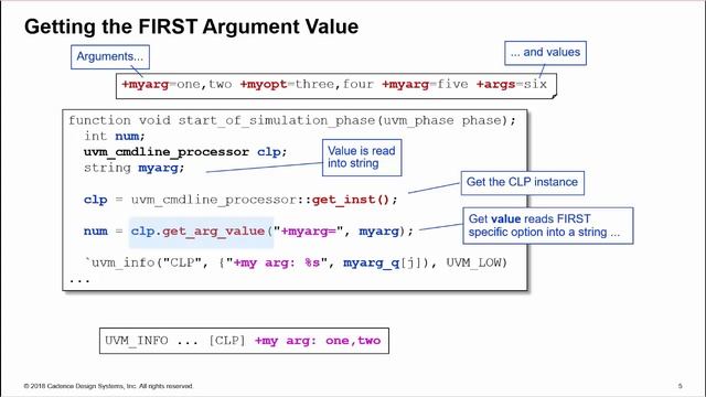 Controlling UVM with Custom Command Line Arguments смотреть онлайн