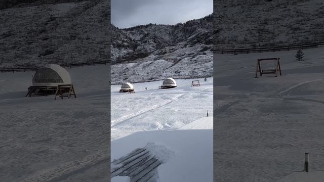 Сказочный зимний Алтай в глэмпинге "Cloud Park" #glamping #глэмпинг смотреть онлайн