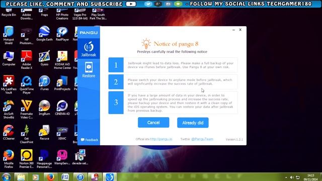 How To Jailbreak iOS 8 Untethered With Pangu - iPhone, iPad, iPod (Windows) смотреть онлайн