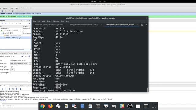 Designing a custom Linux SoC using Xilinx MicroBlaze on Arty A7 | Part 3: Booting Linux смотреть онлайн