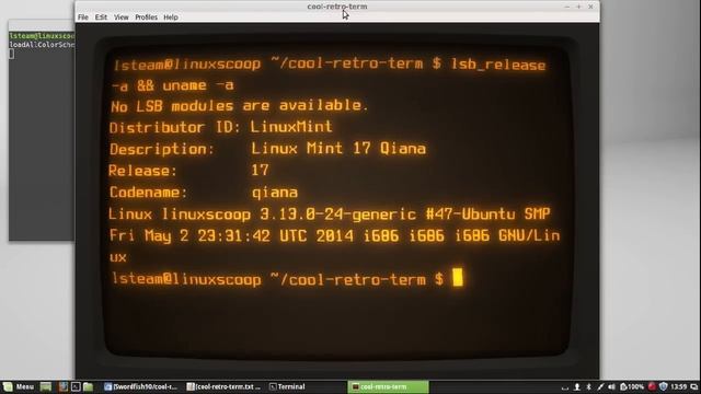 How to Install Cool-Retro-Term in Linux Mint 17 смотреть онлайн