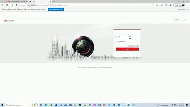 How to use Hikvision cameras and NVRs on Edge Browser смотреть онлайн
