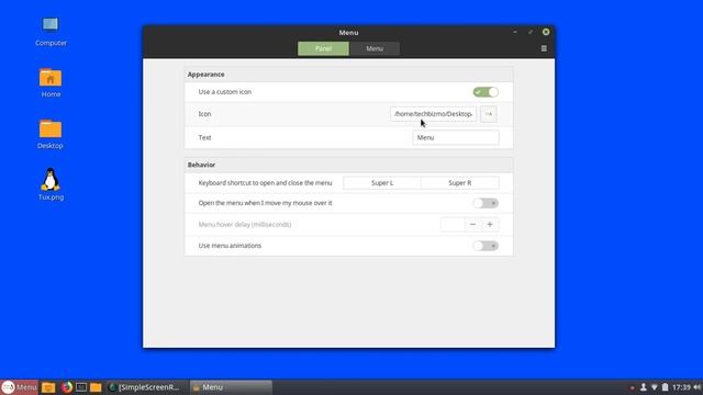 How to add a custom menu icon in Linux mint Cinnamon смотреть онлайн