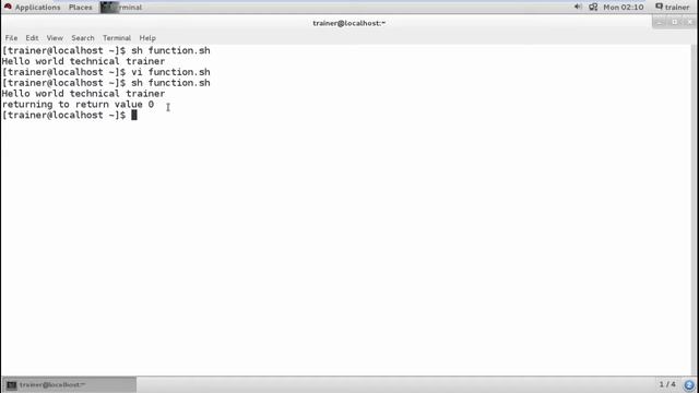 Linux - Shell function смотреть онлайн