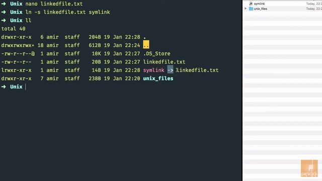 ۱۳- ساخت Symbolic Link در یونیکس смотреть онлайн