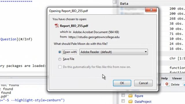 Exporting Files From the R Studio Server смотреть онлайн