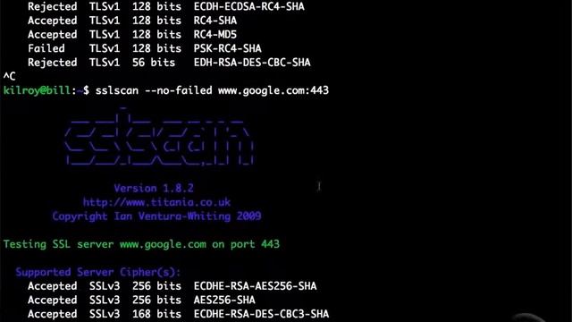 Ethical Hacking Tutorials 33 SSLScan смотреть онлайн