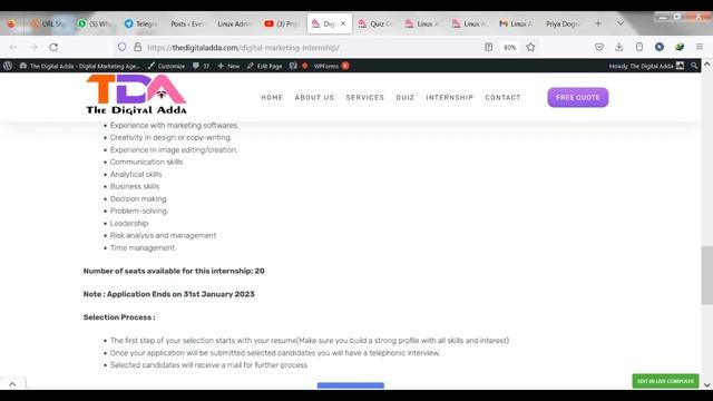 Linux Administration Certification | Work From Home Internship (no skills required ) | Stipend Give смотреть онлайн