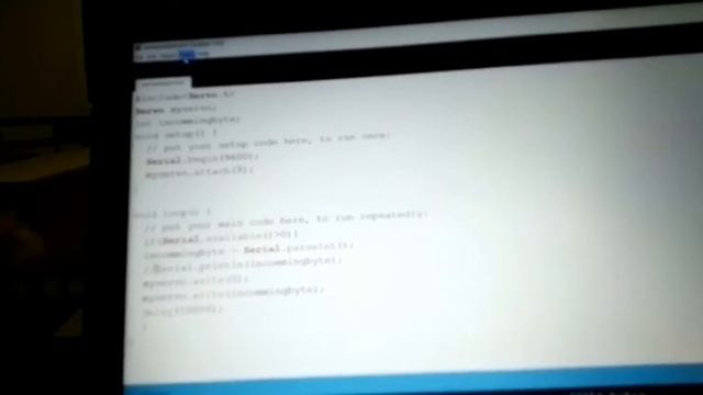 Control servomotor from laptop serial monitor смотреть онлайн